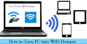 turn pc into wifi hotspot windows 10